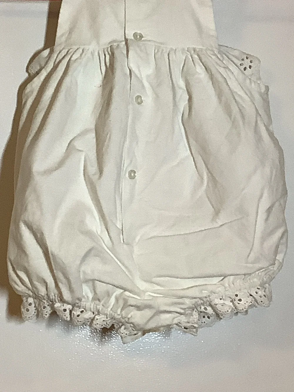 Vintage Sailor 24 M Girls Romper Nautical Cotton Made in Philippines
